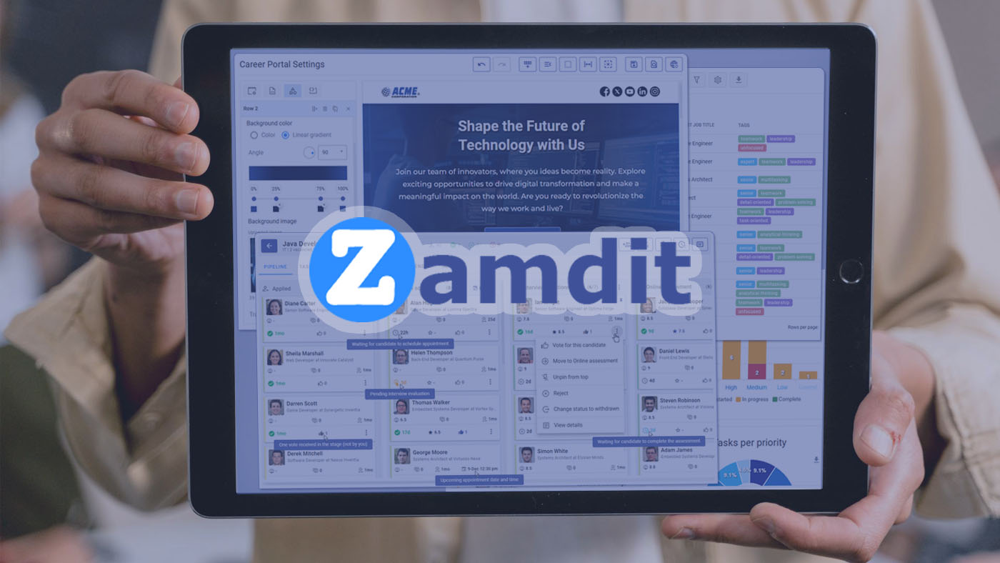 Request a Personalized Demo of Zamdit